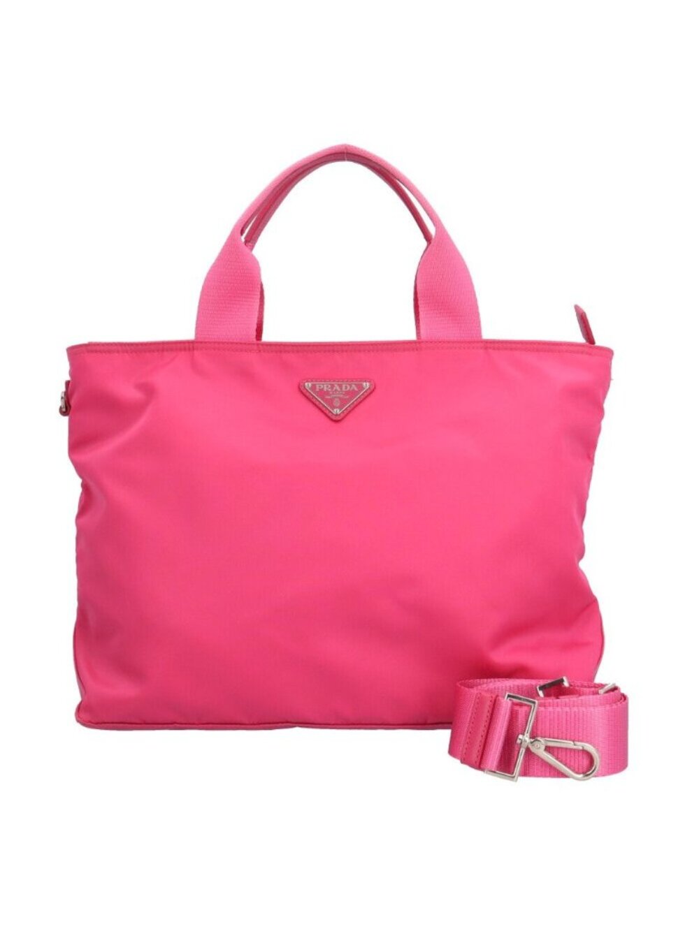Prada Shoulder Bag Nylon Pink